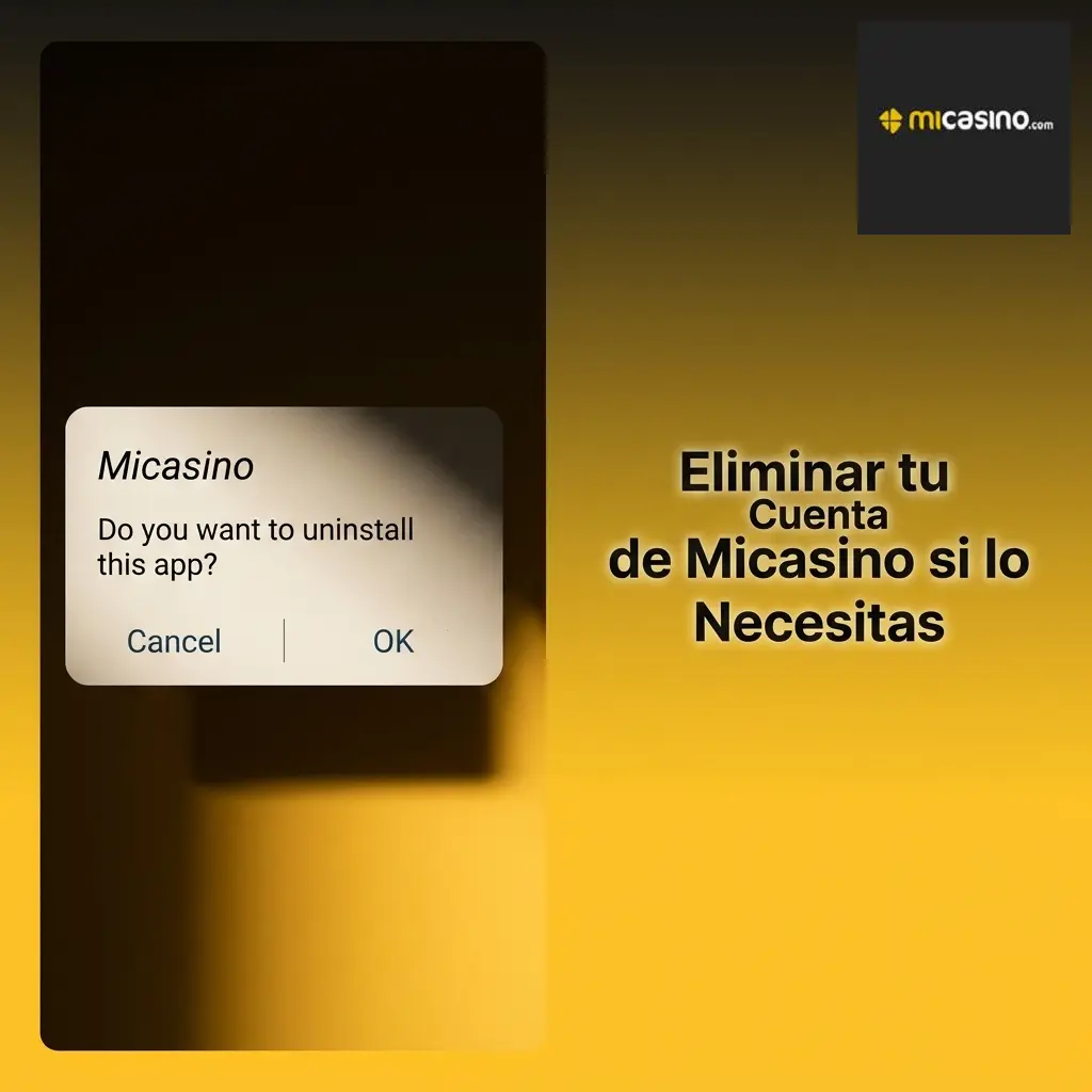 Guía para eliminar tu cuenta de Micasino: pasos para cerrar sesión y gestionar el cierre de forma segura.