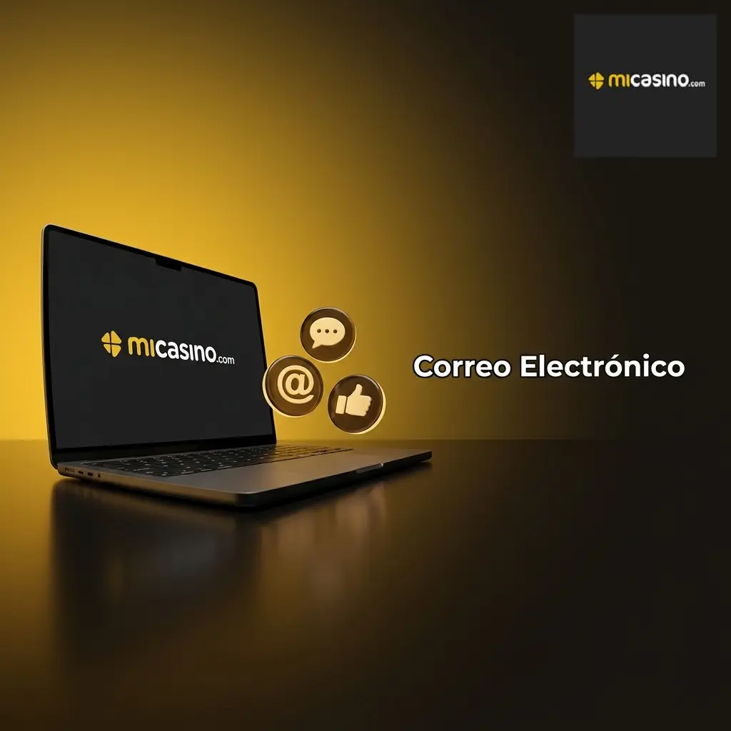 Correo electrónico de soporte Micasino Perú para consultas, verificación y reclamaciones con respuesta en 24-48 horas.