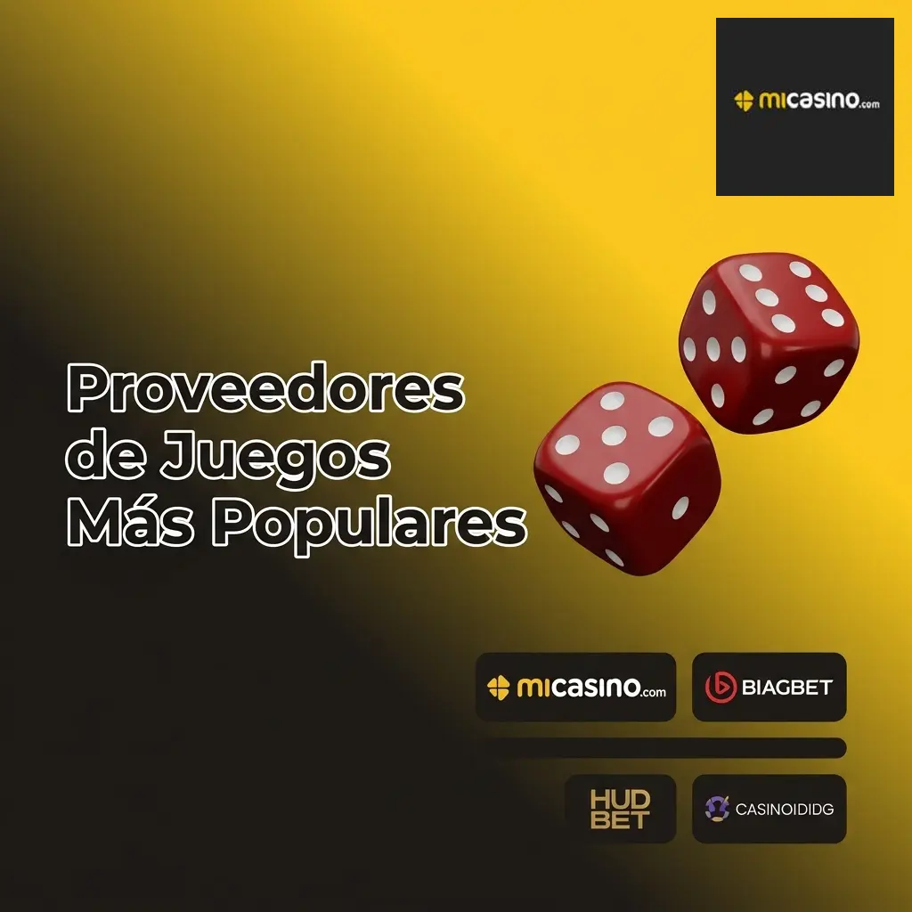 Proveedores de juegos en Micasino: Pragmatic Play, Evolution Gaming, Habanero, Play'n GO y Spribe