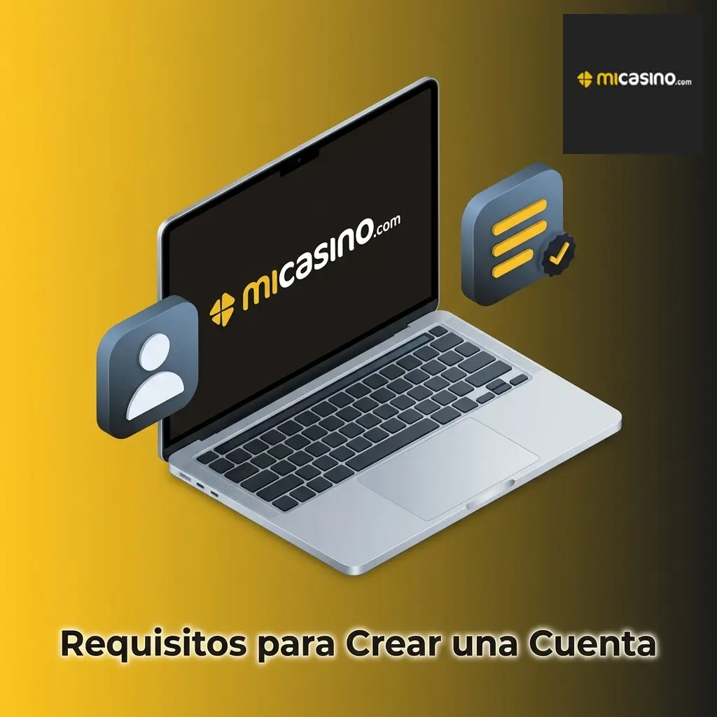 Requisitos para crear cuenta en Micasino Perú: edad mínima 18 años, residencia válida y documentación oficial
