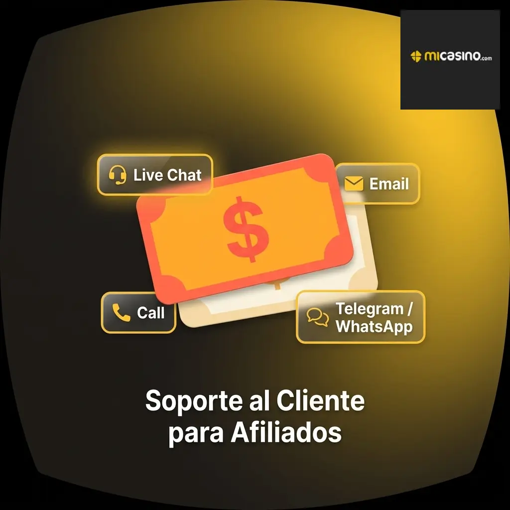 Equipo de soporte Micasino para afiliados en Perú disponible 24/7 por chat, email, Telegram y gestor personal